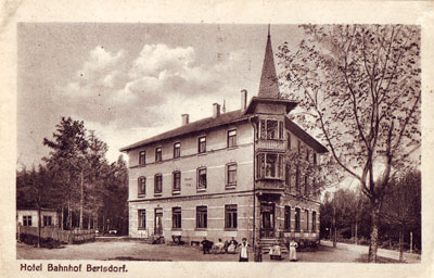 Hotel Bahnhof Bertsdorf, 1929